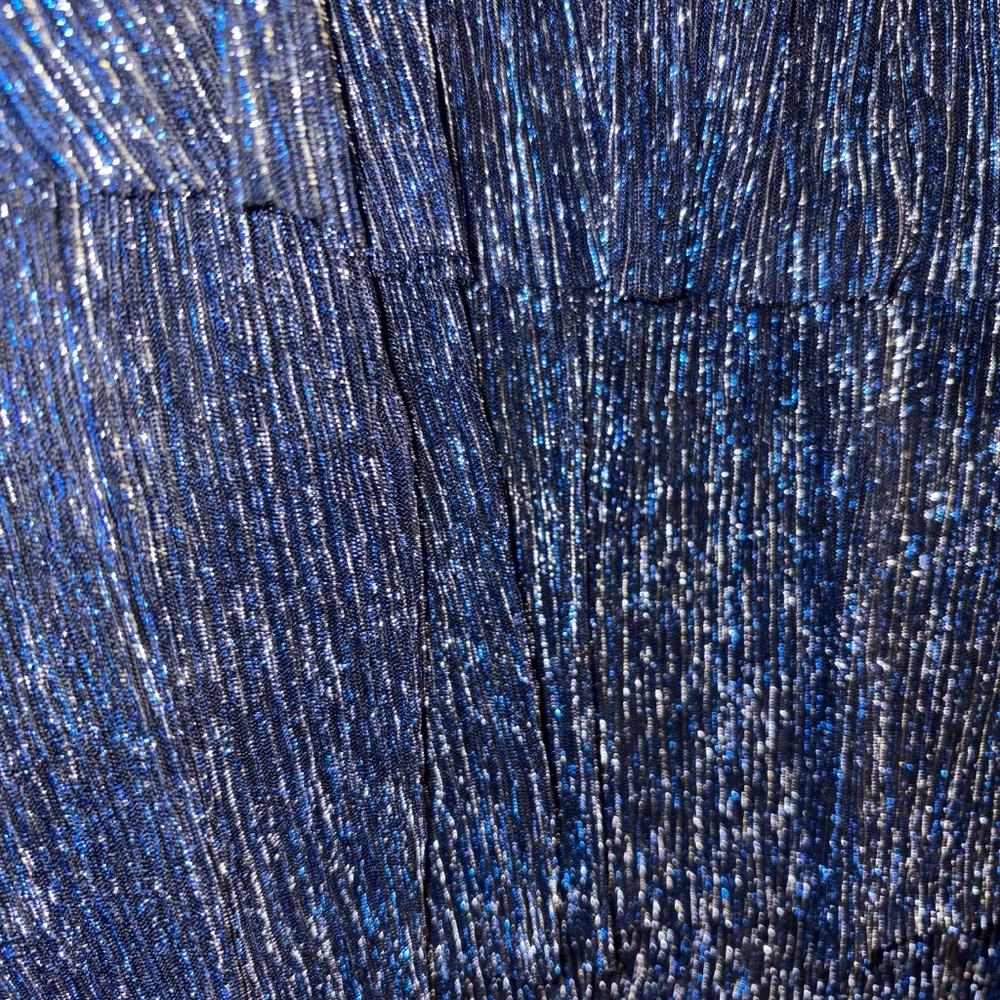 The Party's Tier Navy Organza Tiered Backless Mini Dress - Picture 6 of 6